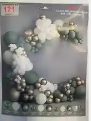 Праздничная гирлянда арка из воздушных шаров на любой праздник большой набор шариков