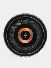 Черный беспроводная магнитная зарядка, алюминиевая,Type-c, 15W, прозрачный корпус с подсветкой