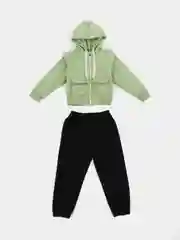 Лайм костюм спортивный, детский, утепленный, весна, унисекс, для мальчиков и девочек, с капюшоном