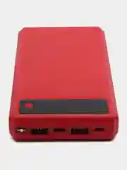 Красный корпус для внешних 6 аккумуляторных батарей 18650 Power Bank с цифровым дисплеем. J-get