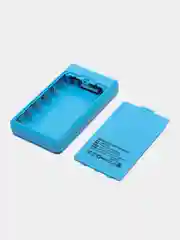 Синий корпус для внешних 6 аккумуляторных батарей 18650 Power Bank с цифровым дисплеем. J-get
