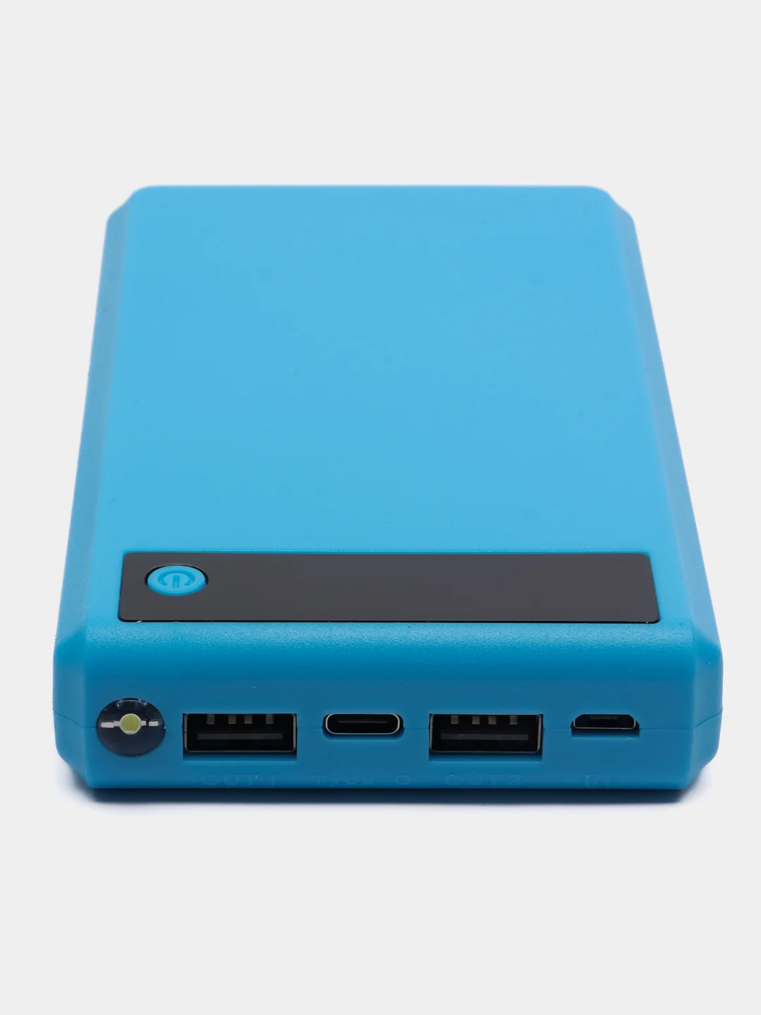 Синий корпус для внешних 6 аккумуляторных батарей 18650 Power Bank с цифровым дисплеем. J-get