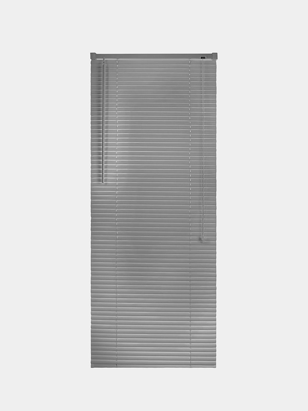 Жалюзи на окна горизонтальные пластиковые серые Brabix 60*155 см, 608613