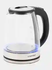 Чайник электрический StarWind SKG4777, 2000 Вт, черный и прозрачный