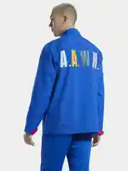 Синий ветровка мужская REEBOK HG1604 CL SOCCER TRACK JACKET