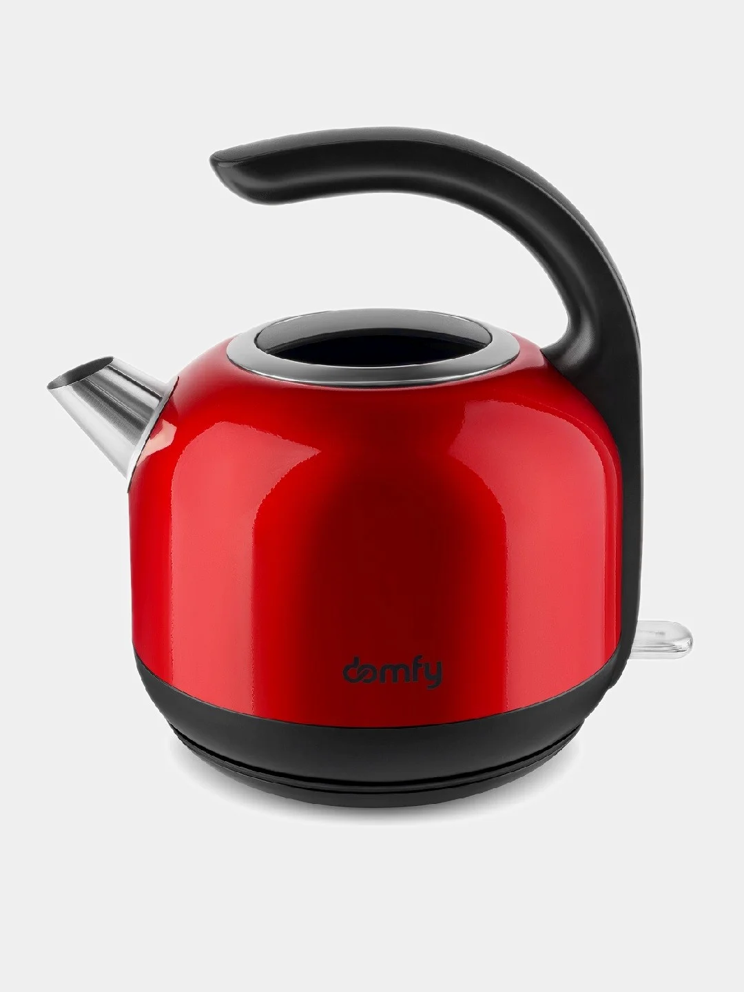 Чайник электрический DOMFY DSC-EK506, 2200 Вт, красный и черный