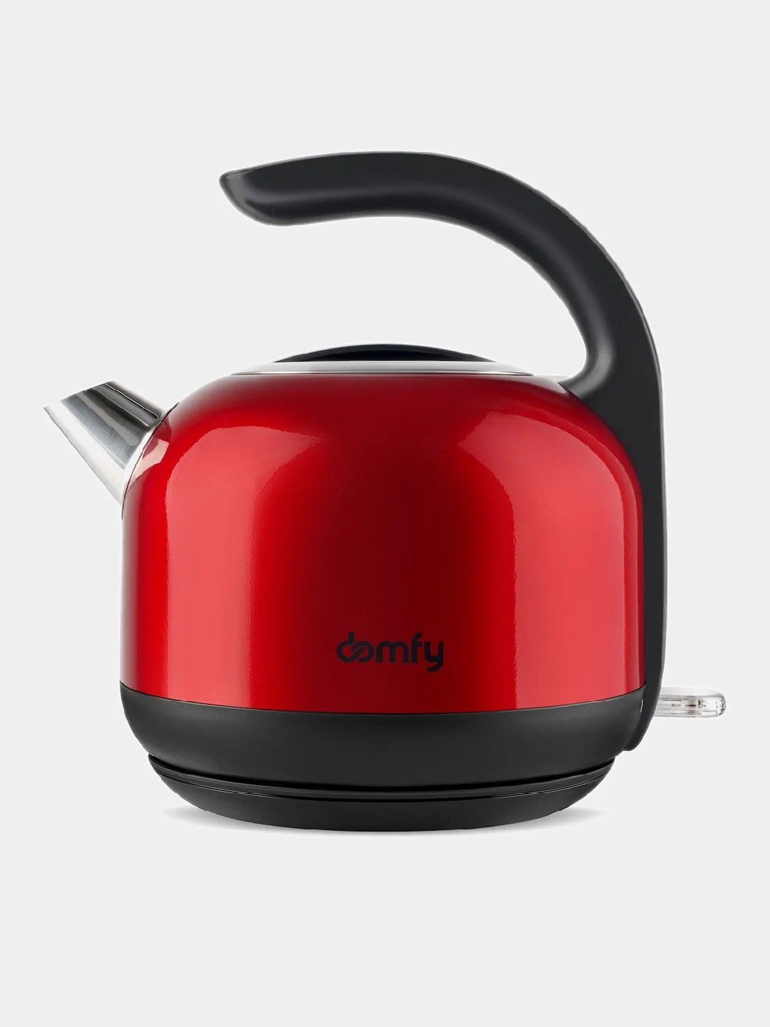 Чайник электрический DOMFY DSC-EK506, 2200 Вт, красный и черный