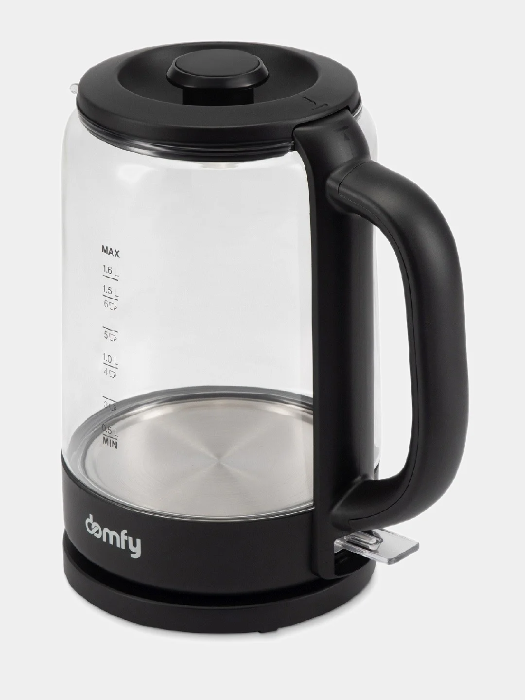 Чайник электрический DOMFY DSB-EK304, 2200 Вт, черный