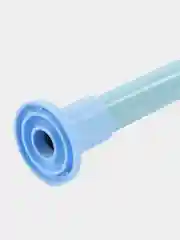 Карниз для ванной комнаты, телескопический 120-220 см, цвет голубой