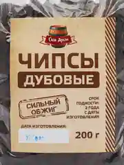 Дубовые чипсы сильного обжига 200гр для самогона