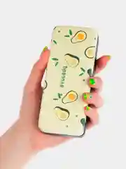 Светло-жёлтый футляр чехол для очков КАРТОФАН, очечник с твёрдым корпусом и мягкой замшевой подкладкой