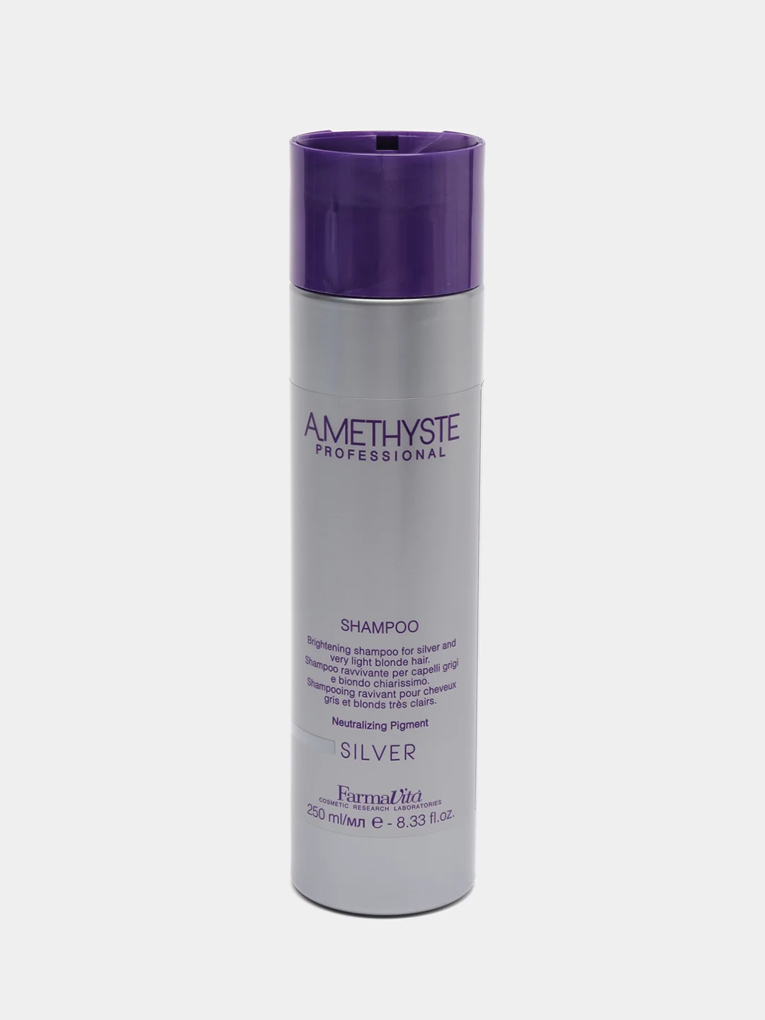 Шампунь FarmaVita Amethyste Silver, для осветленных и седых волос, 250 мл