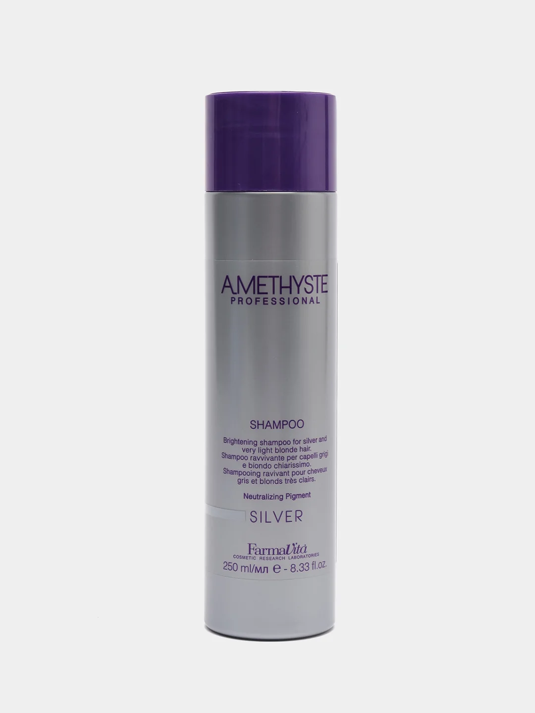 Шампунь FarmaVita Amethyste Silver, для осветленных и седых волос, 250 мл