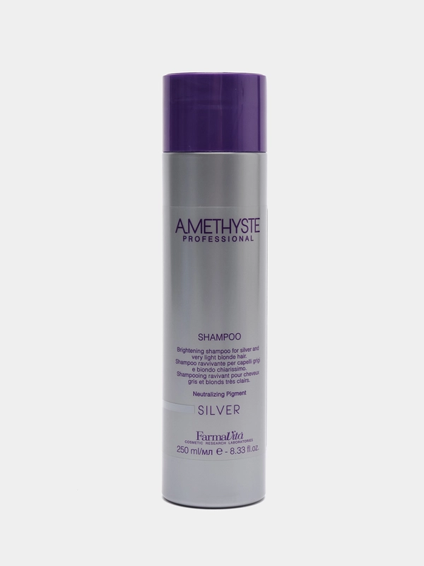 Шампунь FarmaVita Amethyste Silver, для осветленных и седых волос, 250 мл