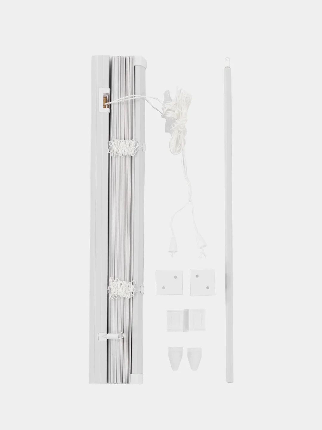 Жалюзи на окна горизонтальные пластиковые белые Brabix 45*155 см, 608604