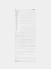 Жалюзи на окна горизонтальные пластиковые белые Brabix 45*155 см, 608604