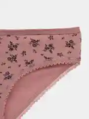 Красный трусы женские с ЦВЕТОЧКАМИ слипы 13 цветов, ХЛОПОК