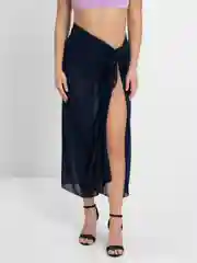 Индиго парео пляжное накидка