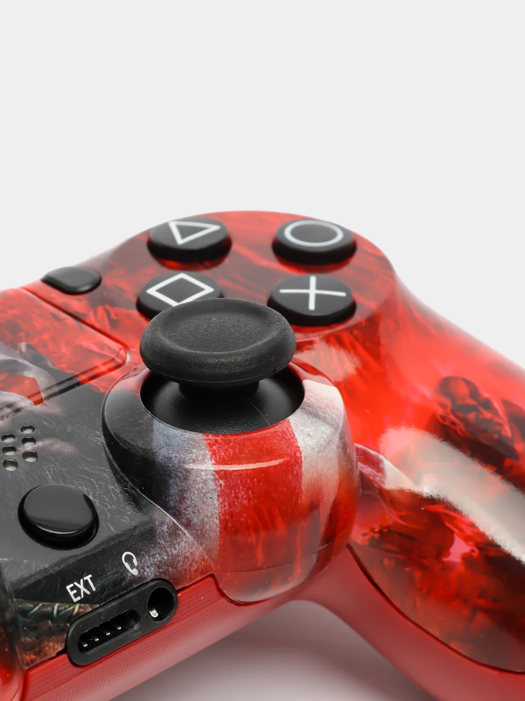 Красный джойстик PS4 DualShock геймпад беспроводной, Bluetooth, проводной с рисунком, с принтом, AA
