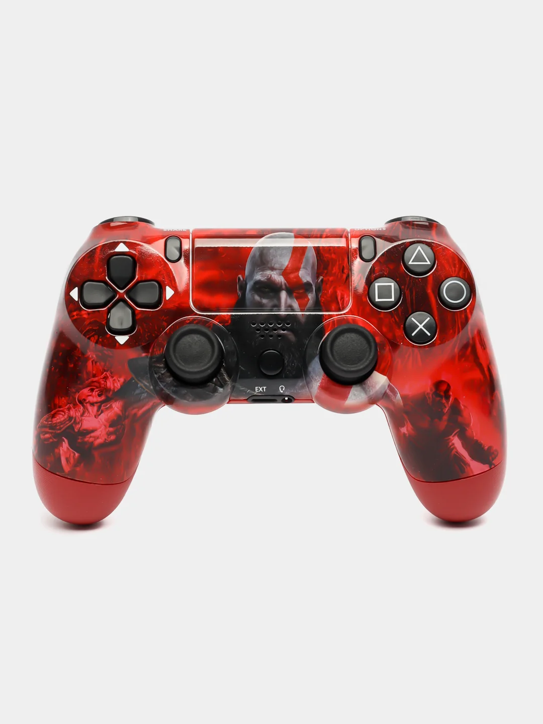 Красный джойстик PS4 DualShock геймпад беспроводной, Bluetooth, проводной с рисунком, с принтом, AA