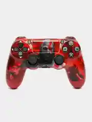 Красный джойстик PS4 DualShock геймпад беспроводной, Bluetooth, проводной с рисунком, с принтом, AA