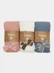 Разноцветный колготки детские для девочек, однотонные с бантиком, хлопок в рубчик,3 пары разных цветов