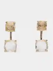 Серьги гвоздики двойные