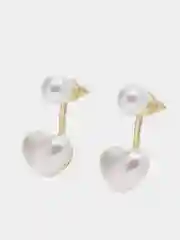 Серьги жемчужные двусторонние