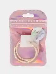 Золотой серьги-кольца с камнями