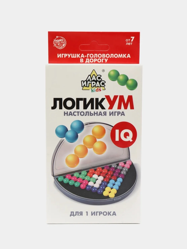 Настольная игра-головоломка на логику ЛогикУМ, 105 заданий