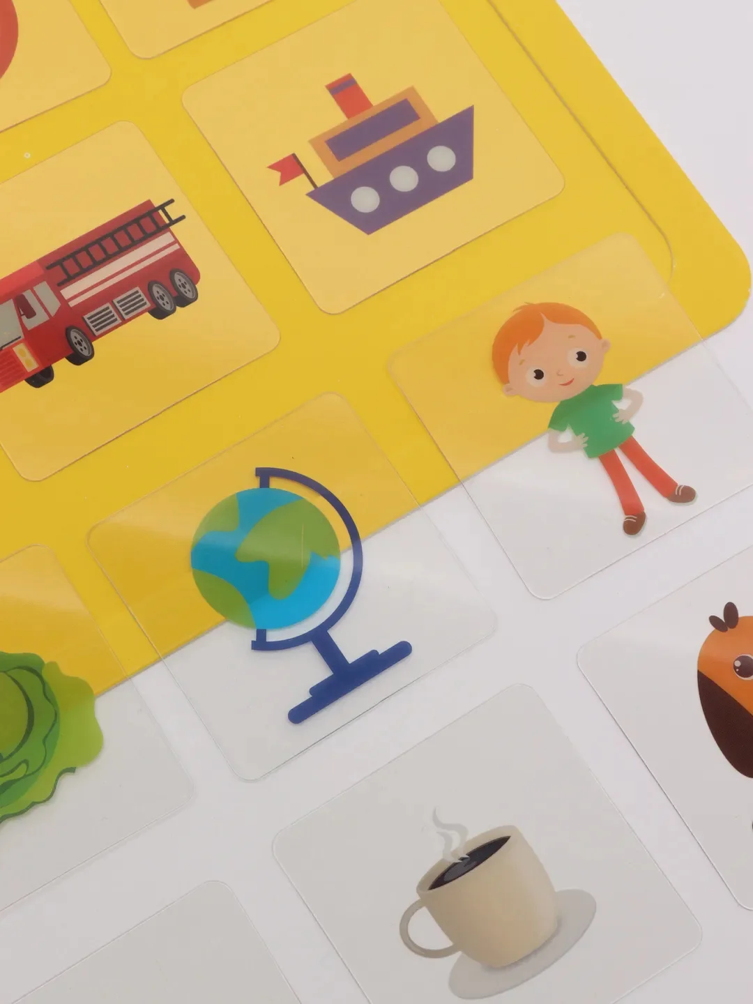 S Настольная игра "Живые фигуры", с пластиковыми карточками