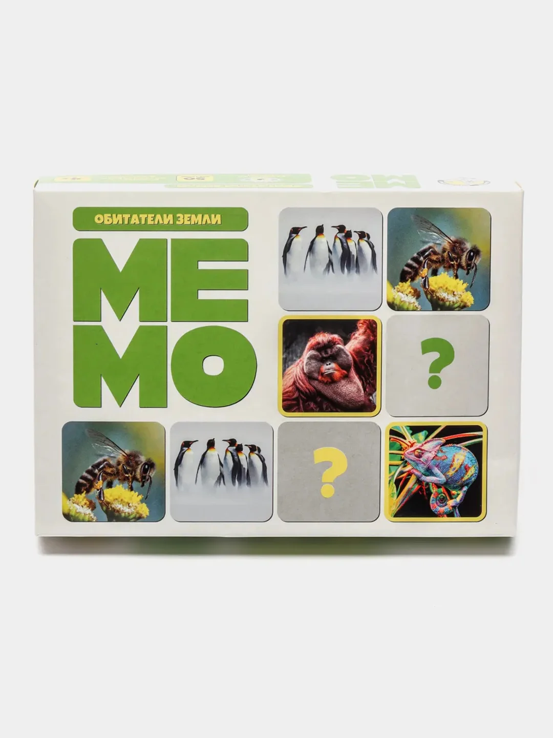 Настольная игра Мемо. Обитатели земли (У342885)