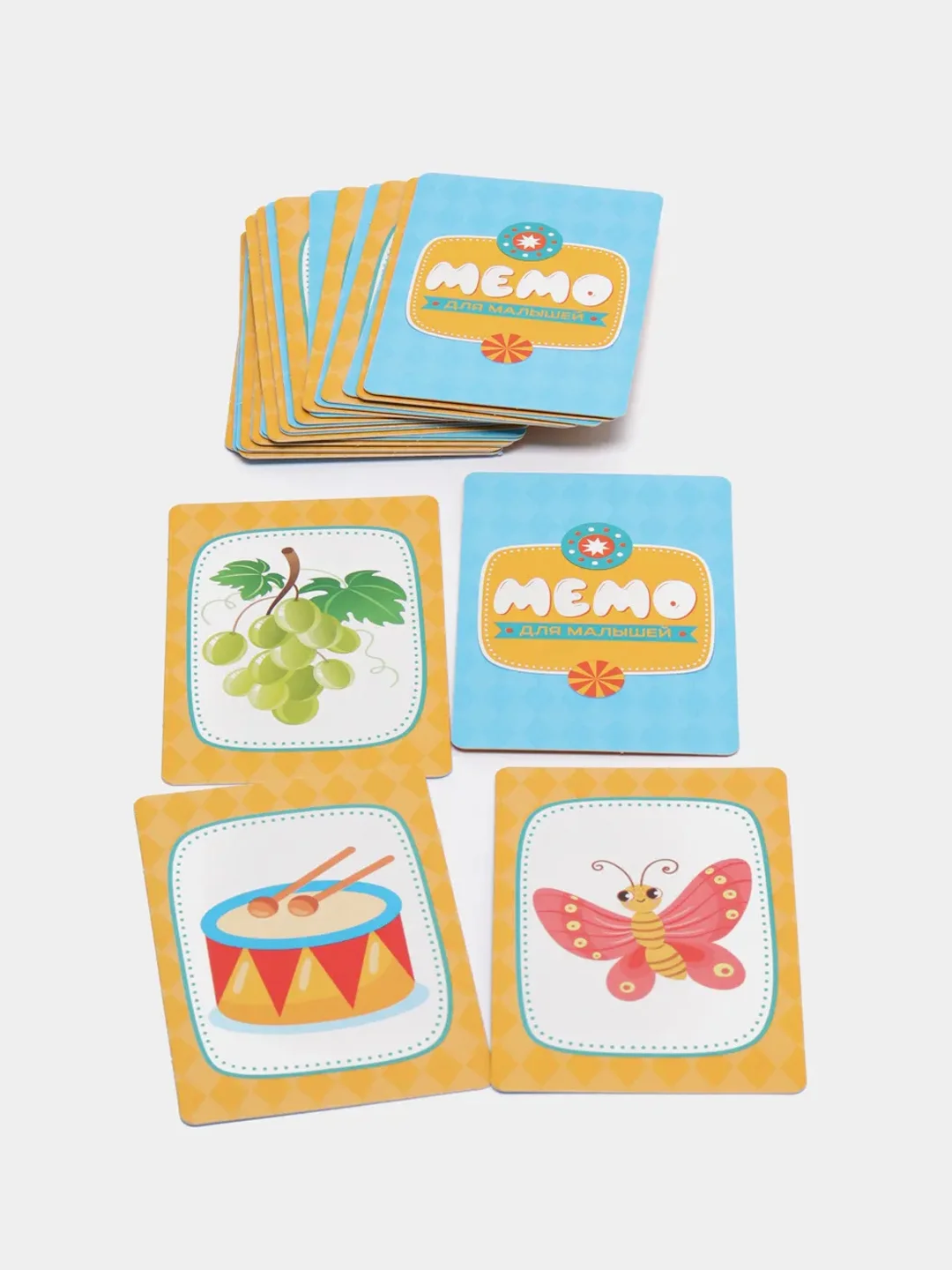 Настольная детская игра "Мемо", транспорт, животные, флаги