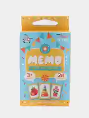 Настольная детская игра "Мемо", транспорт, животные, флаги