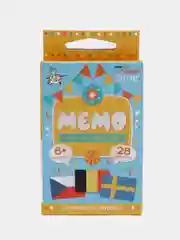Настольная детская игра "Мемо", транспорт, животные, флаги