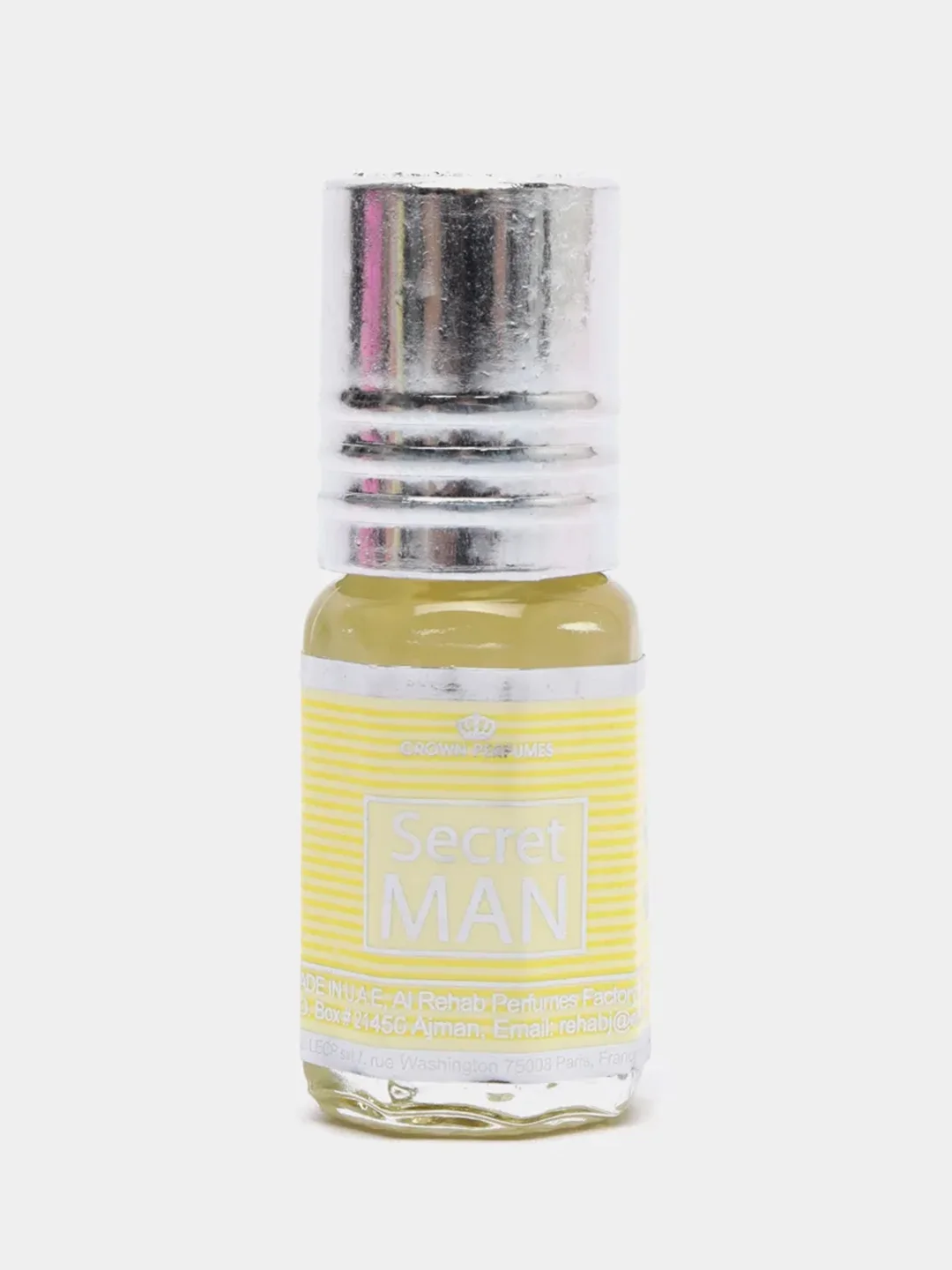 Белый масляные духи Al Rehab  SILVER,SECRET MAN , Balkis 3 мл