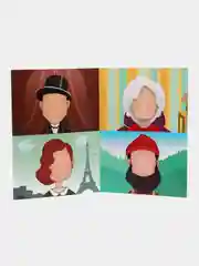 Игра с волшебными наклейками "Лица и Эмоции"