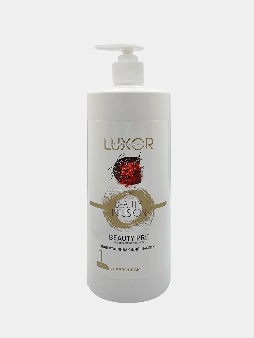Подготавливающий шампунь. Beauty infusion. Фаза 1. Luxor Professional 1000 мл