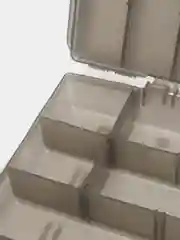 Серый органайзер-коробка для приманок, для рыбалки, 350*230*70