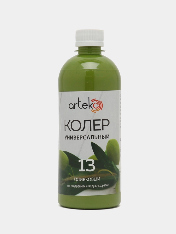 Колер №13 оливковый, Arteko, 1 шт. по 500 мл