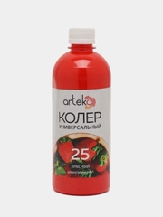 Колер №25 красный, Arteko, 1 шт. по 500 мл