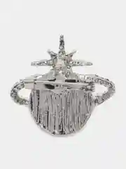 Серебряный брошь Планета со звездой / Брошь космос на подарок
