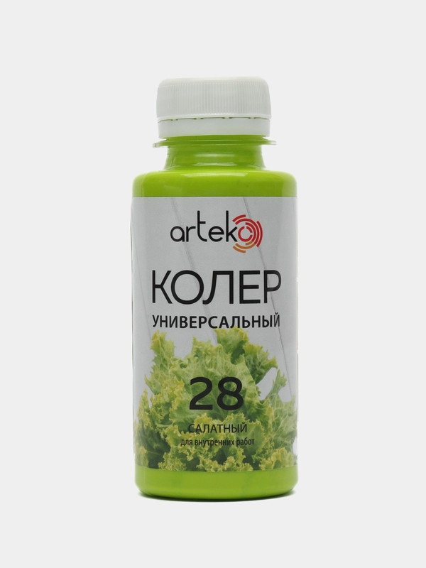 Колер №28 салатный, Arteko, 1 шт. по 100 мл