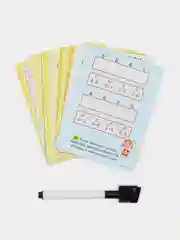 Коралловый развивающие карточки Скоро в школу 6-7 лет с маркером 100 развивающих игр заданий подарок