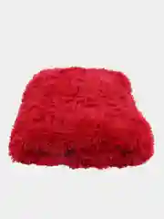 Белый плед травка, искусственный мех, 240 х 220 см