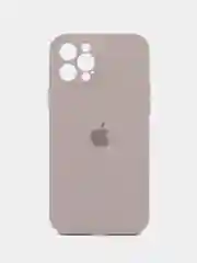 Слоновая кость чехол для iPhone (Айфон) 12, 13, 14, Pro, Max, силиконовый + микрофибра, с защитой камеры