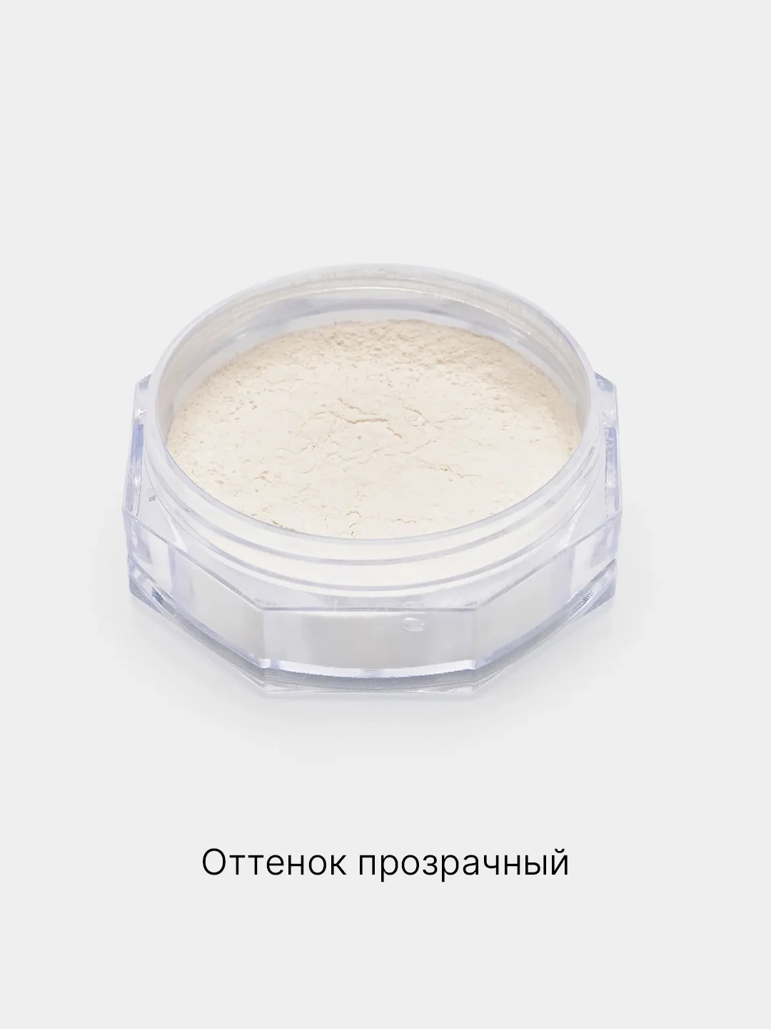 Рассыпчатая пудра для лица со спонжем, минеральная, прозрачная, белая, матирующая основа