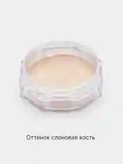 Рассыпчатая пудра для лица со спонжем, минеральная, прозрачная, белая, матирующая основа