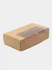 Карамельный коробка складная под 5 эклеров, 25 х 15 х 6,6 см