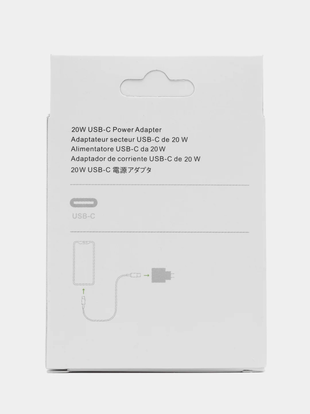 Блок питания для iPhone и Samsung, с Type-C и быстрой зарядкой, 20 W